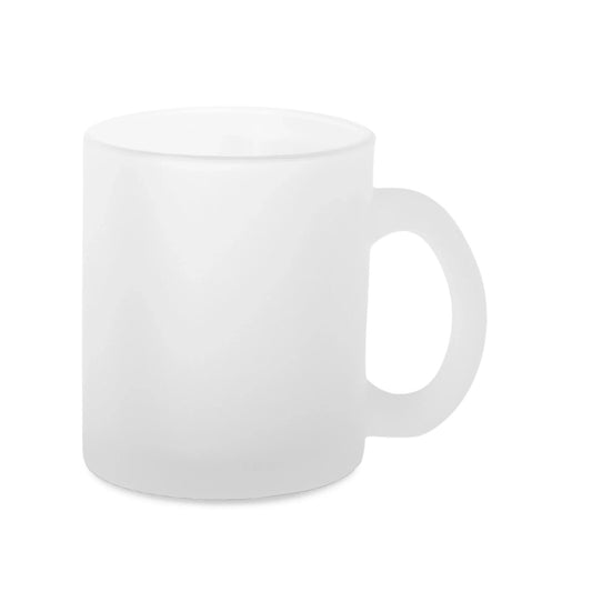 Glas-Tasse satiniert