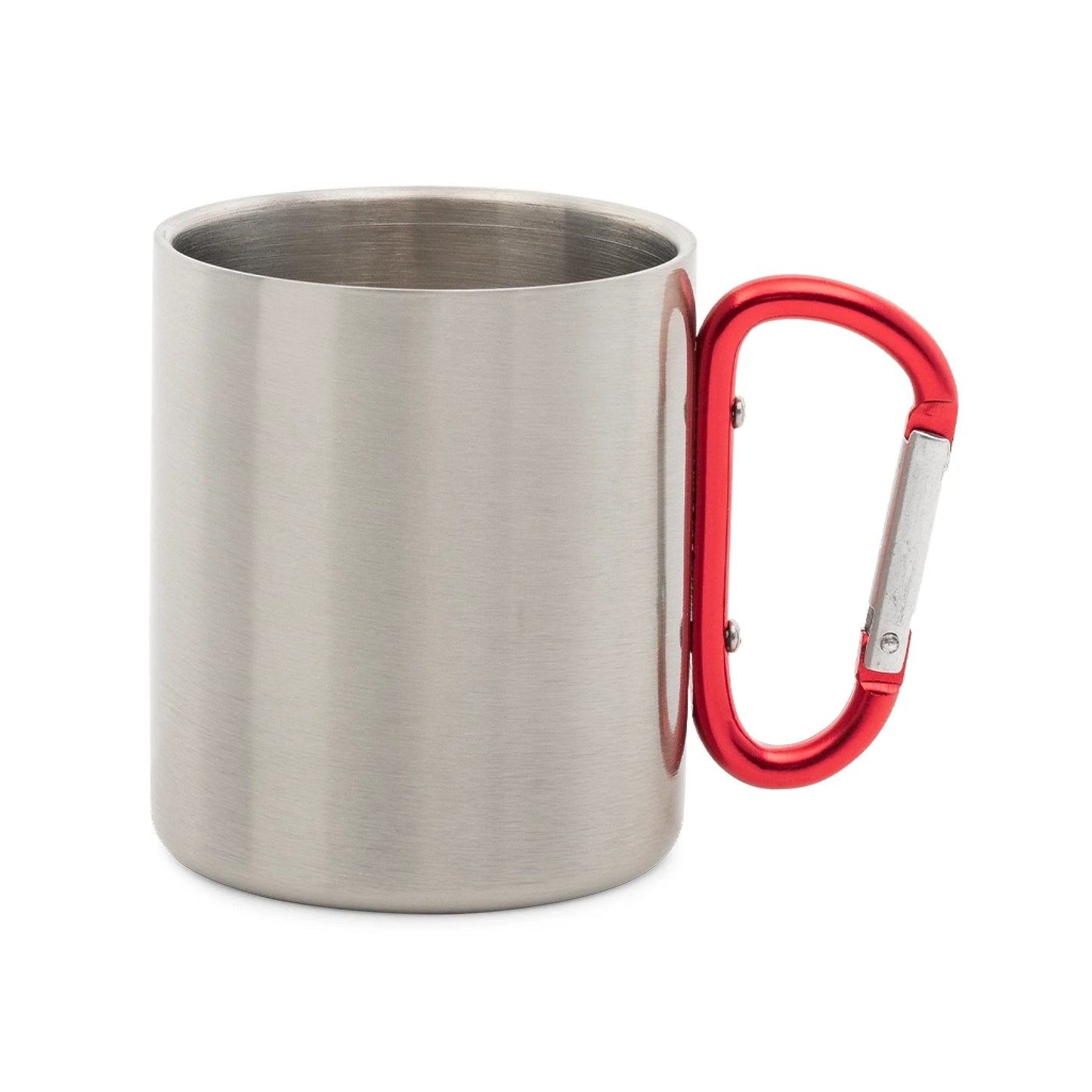Edelstahl-Tasse mit Karabiner