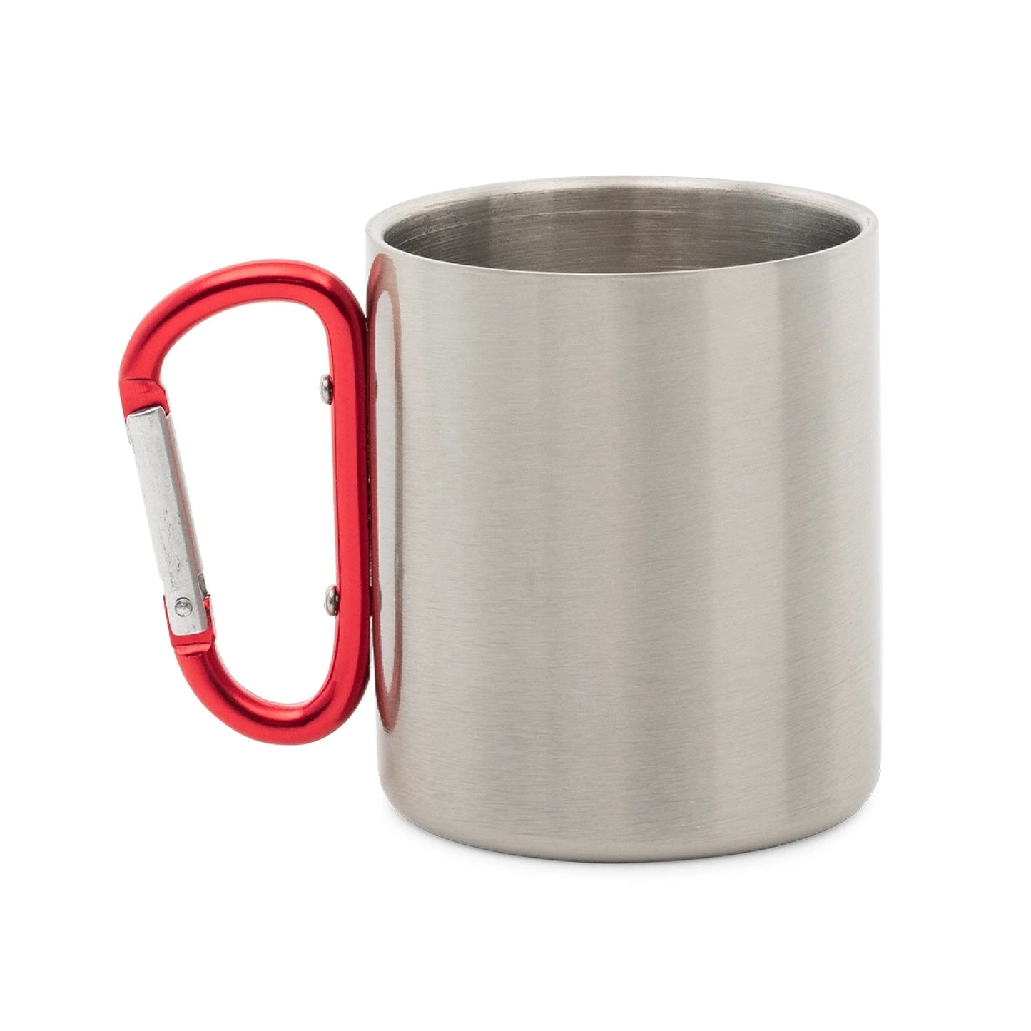 Edelstahl-Tasse mit Karabiner