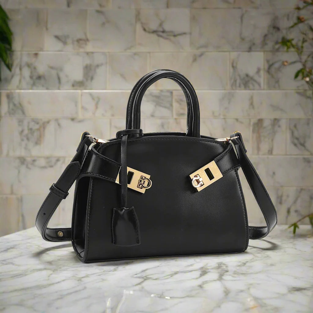 Muschel-Umhängetasche – Elegante Tasche aus PU-Leder