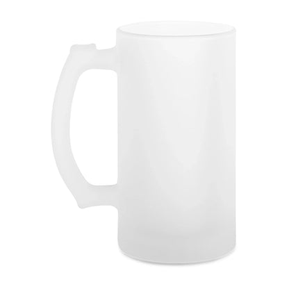 Glas Bierkrug satiniert