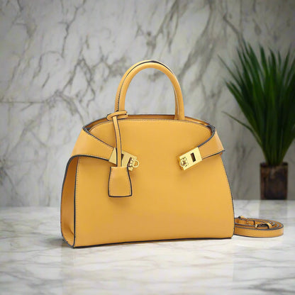 Muschel-Umhängetasche – Elegante Tasche aus PU-Leder