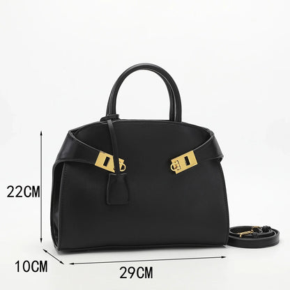 Muschel-Umhängetasche – Elegante Tasche aus PU-Leder