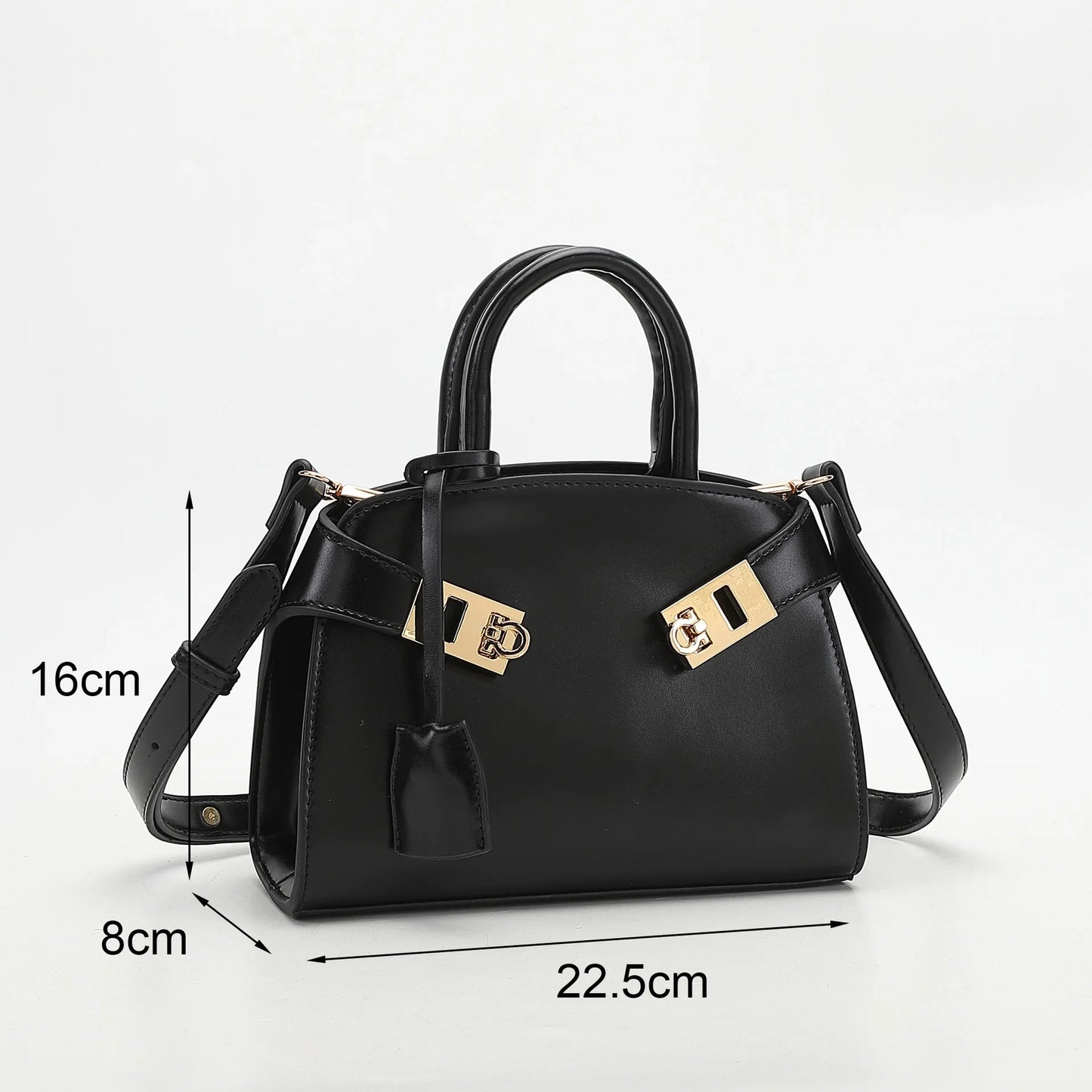 Muschel-Umhängetasche – Elegante Tasche aus PU-Leder