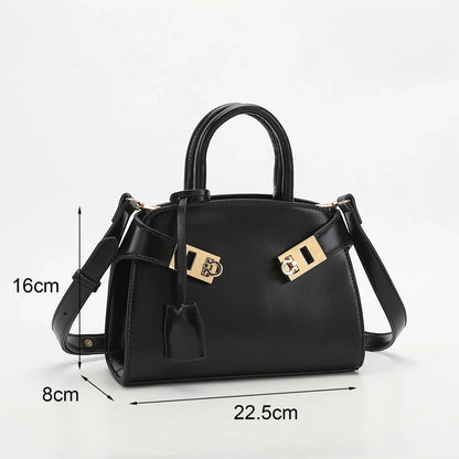 Muschel-Umhängetasche – Elegante Tasche aus PU-Leder