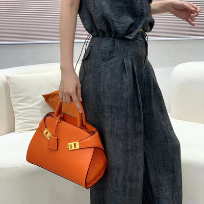 Muschel-Umhängetasche – Elegante Tasche aus PU-Leder