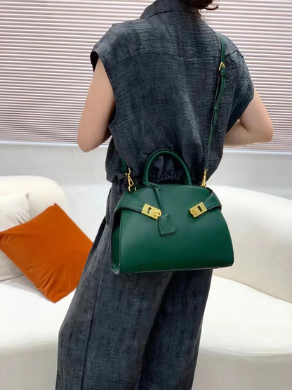 Muschel-Umhängetasche – Elegante Tasche aus PU-Leder