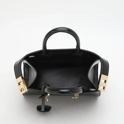Muschel-Umhängetasche – Elegante Tasche aus PU-Leder