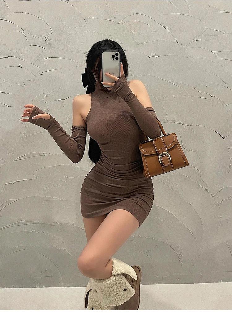 Ärmelloses Plissee-Minikleid – Koreanischer Stil, Sommerkleid